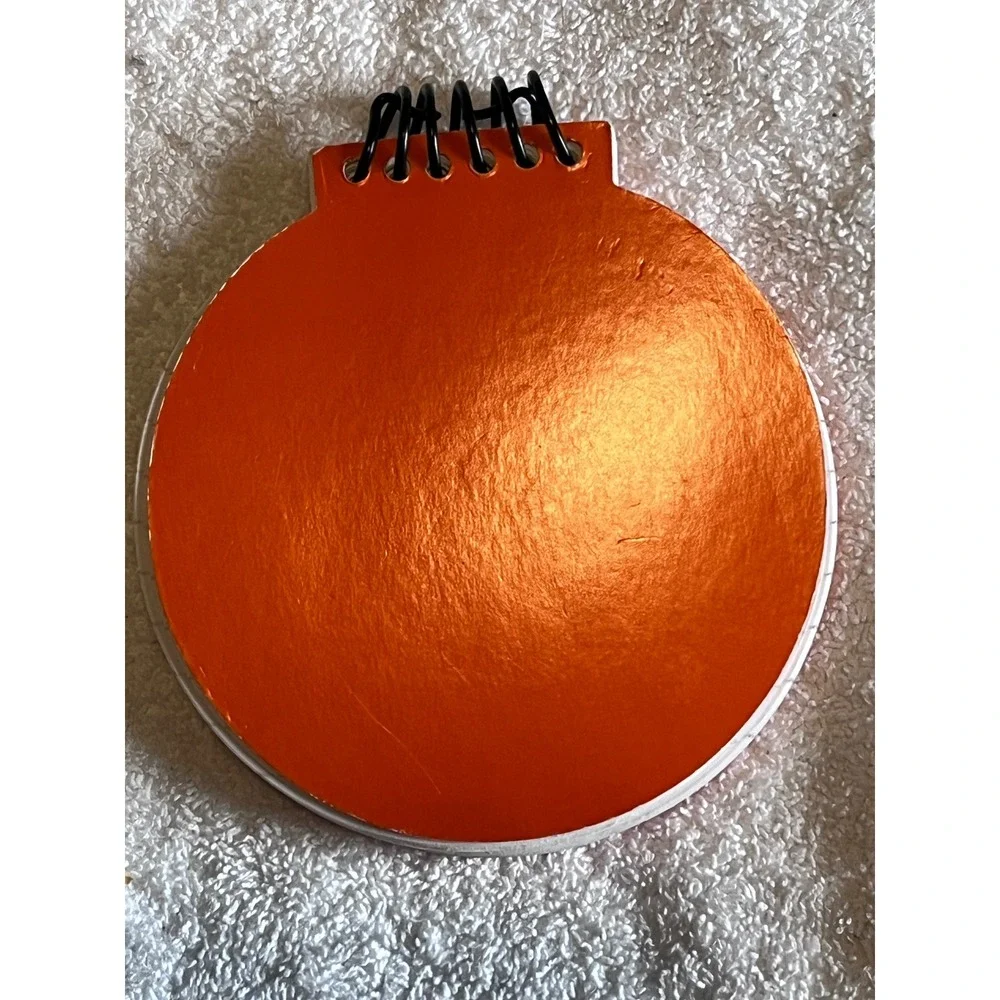Vintage Minute Maid Orangeade Round Spiral Notebook Orange Collectible Promo